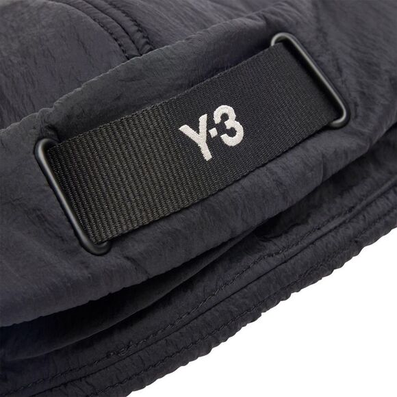 Y-3 Unisex Adult Padded Webbing Beanie / Black